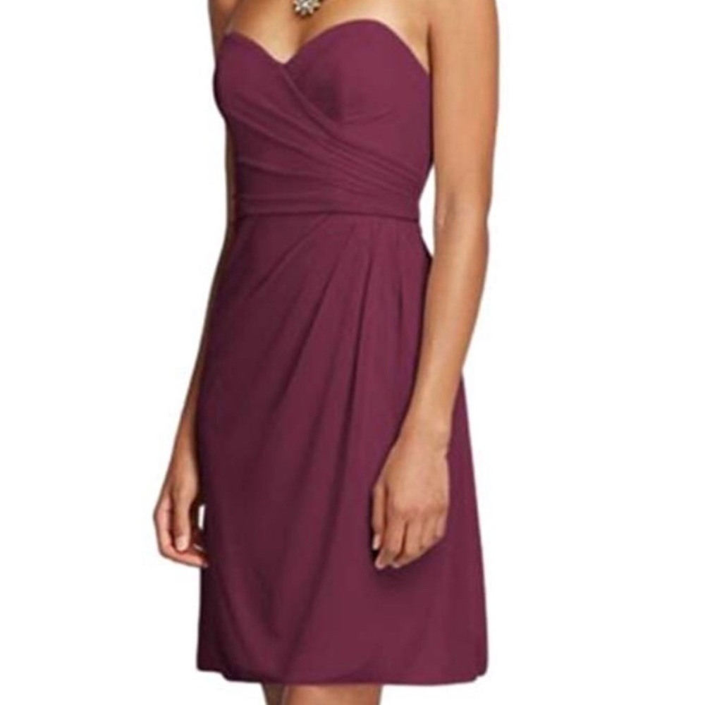 20% off Bundles! David’s Bridal Strapless Dress